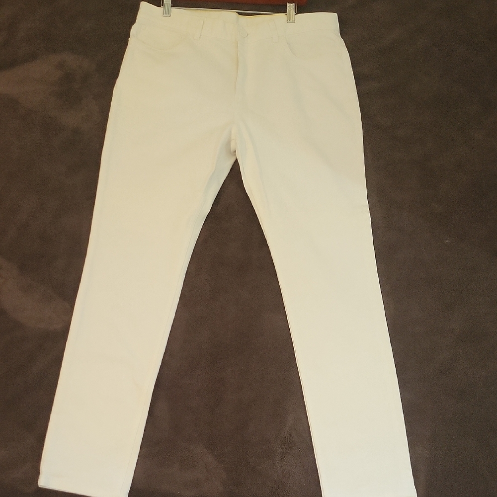 Louis Vuitton Cream Chinos Slim Fit
